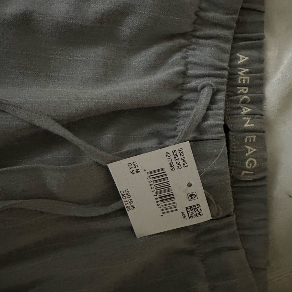 American Eagle Outfitters Gray Wide Leg Pants